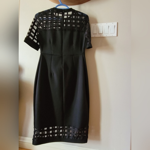 Asos Maternity Checkered Mesh Detail Dress US 4 - Picture 3 of 6